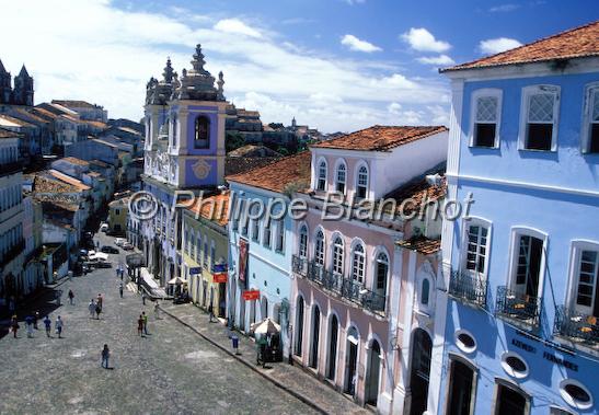 bresil bahia 10.JPG - Largo do Pelourinho et l'eglise N.S. do Rosario dos PretosPelourinhoSalvador de BahiaNordesteBahiaBrésil